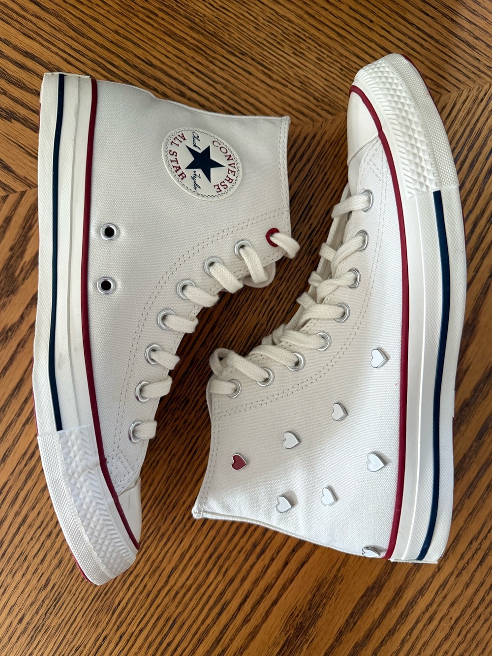 Converse Chuck Taylor All Star High-Top Sneakers - Hearts - Picture 6 of 13